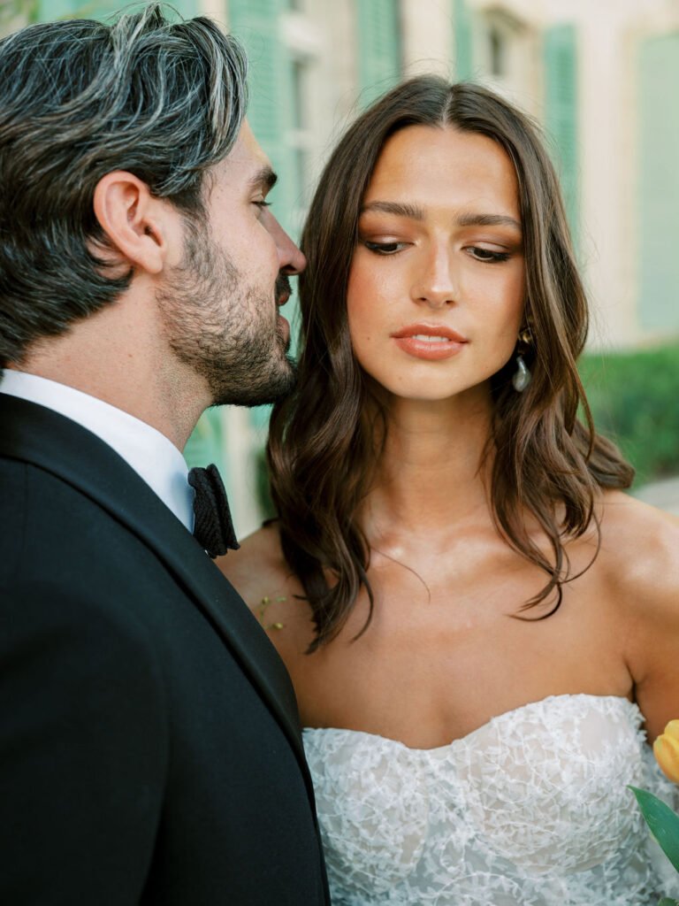 Chateau De Tourreau Portraits Couple Intimate Moment Provence Golden Hour