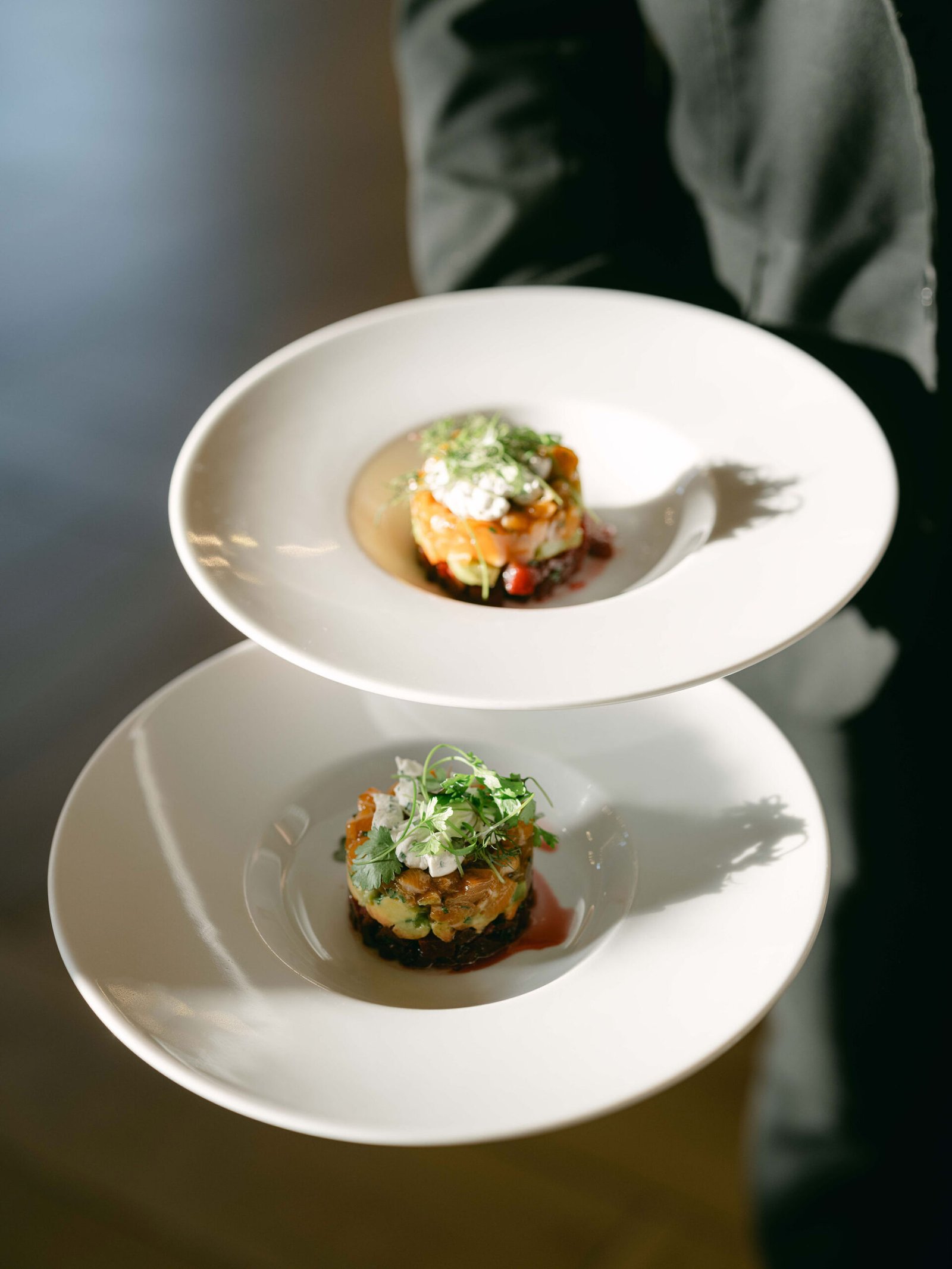 Gassies Chateau Reception Gourmet Plated Course Elegant Presentation